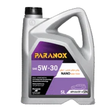 روغن موتور خودرو پارانوکس مدل 5W-30 SN حجم 5 لیتر