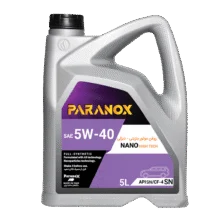 روغن موتور خودرو پارانوکس مدل 5W-40 SN حجم 5 لیتر