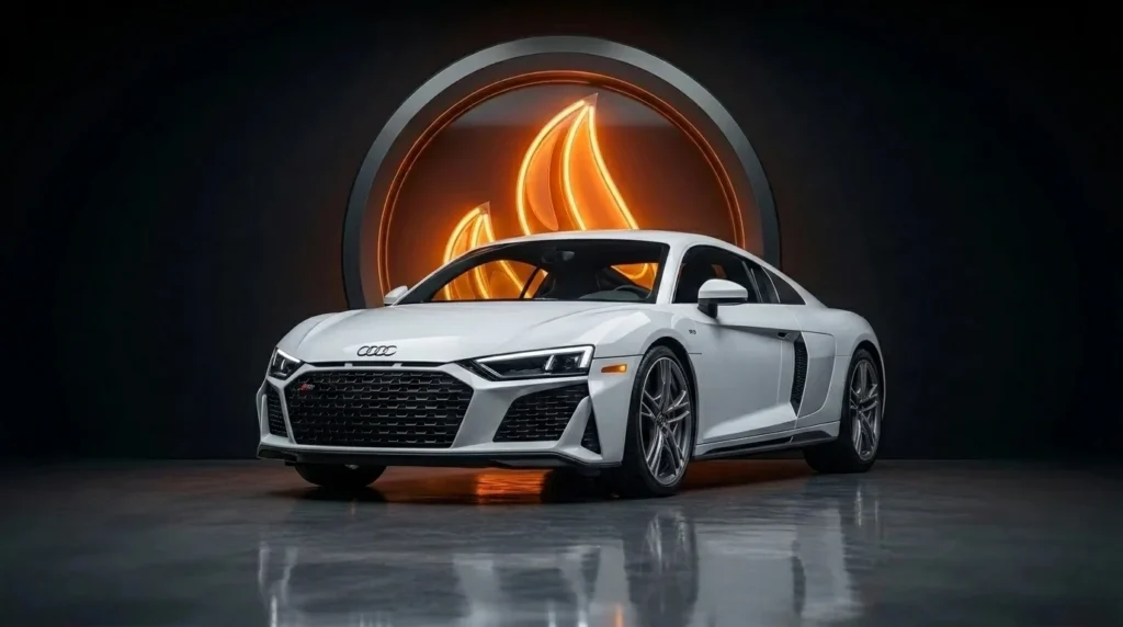 Audi R8 supercar