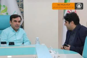دیدار مدیرعامل شرکت پترونام سهند با دکتر احمدی شالی رئیس صندوق پژوهش و فناوری استان و رئیس انجمن شرکت های دانش بنیان آذربایجان شرقی